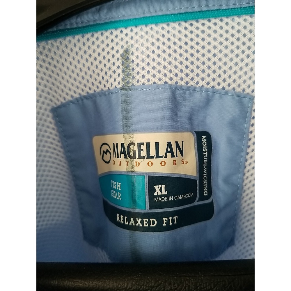 Magellan Fishing Shirt Men's Laguna Madre Fish Gear Relaxed Fit Short Sleeve XL - Picture 5 of 6